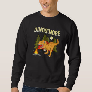 Dinos'more Dinosaur Småbarn Pojke Camping Dino Sm Lång Ärmad Tröja