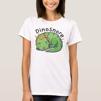 Dinosnore - Cute Sleeping Dinosaur T Shirt