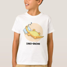 Dinosnore Funny Sleeping Dinosaur Pun