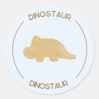 Dinostaur Classic Stickers Runt Klistermärke