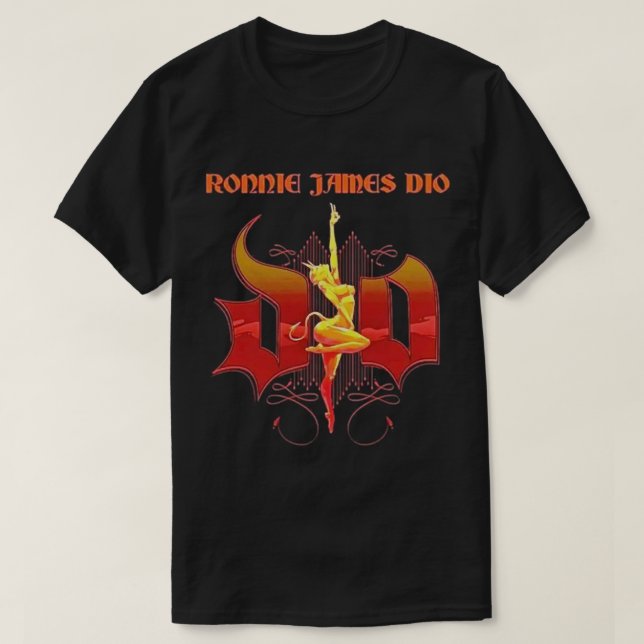 DIO BAND tung metall T Shirt (Design framsida)