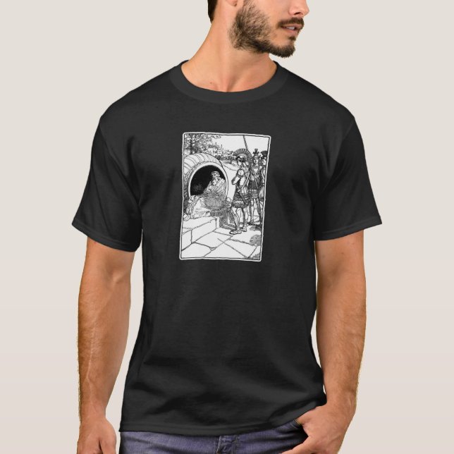 Diogenes av Sinope Tee Shirt (Framsida)