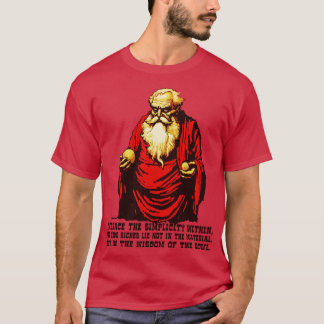 Diogenes Philosophers Wisdom om enkelhet T Shirt