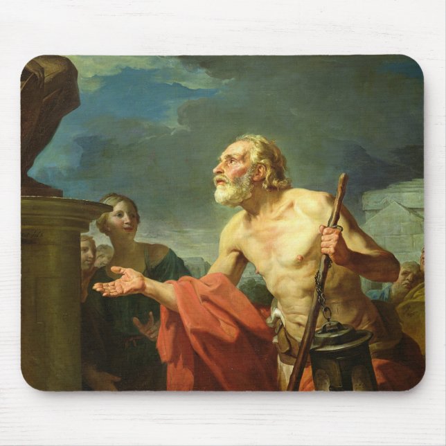 Diogenes som frågar för allmosa, 1767 musmatta (Framsidan)