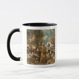 Diogenes som söker för en ärlig man, c.1650-55 mugg