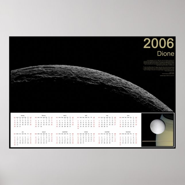 Dione 2006 Calendar Poster (Framsidan)