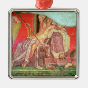 Dionysian följe med Dionysus Julgransprydnad Metall