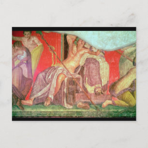 Dionysian följe med Dionysus Vykort