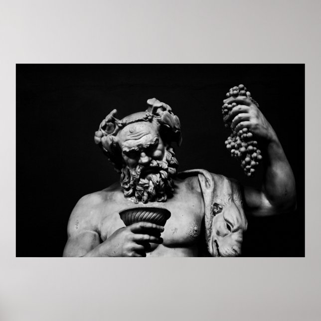 Dionysus med goblet poster (Framsidan)
