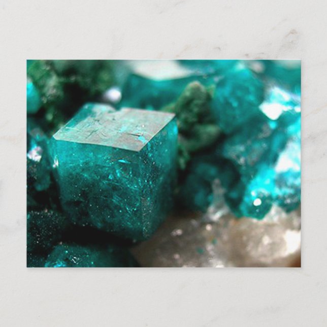 Dioptase ‎ vykort (Framsida)