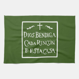 Dios bendiga cada rincon kökshandduk