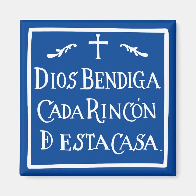 Dios bendiga cada rincon magnet (Framsidan)