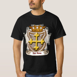 Dios Cross Efternamn T Shirt