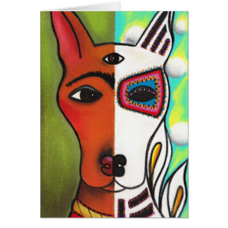 Dios de Los Muertos Hälsningskort