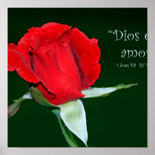 Dios es kärlek (4:8 för kartellde 1 Juan) Poster