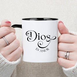 Dios Es Kärlek Spansk kristen kaffe Mugg
