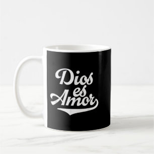 Dios Es Kärlek Spanska kristna katolska budskapet Kaffemugg