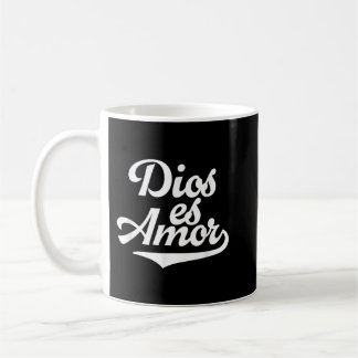 Dios Es Kärlek Spanska kristna katolska budskapet Kaffemugg