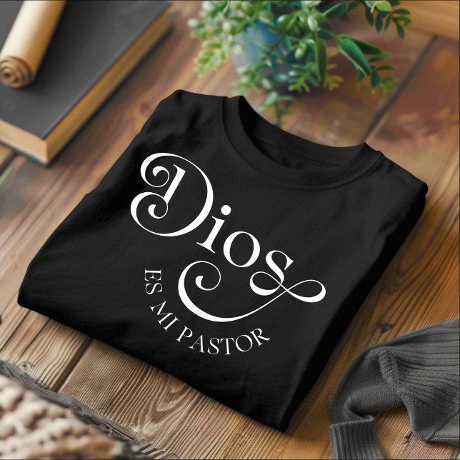 Dios Es Mi Pastor Kristet Spanskt T-Shirt (Skapare uppladdad)
