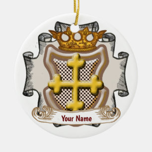 Dios Kor Surname Julgransprydnad Keramik