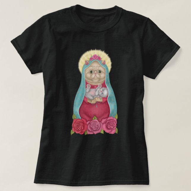 Dios Meows T Shirt (Design framsida)