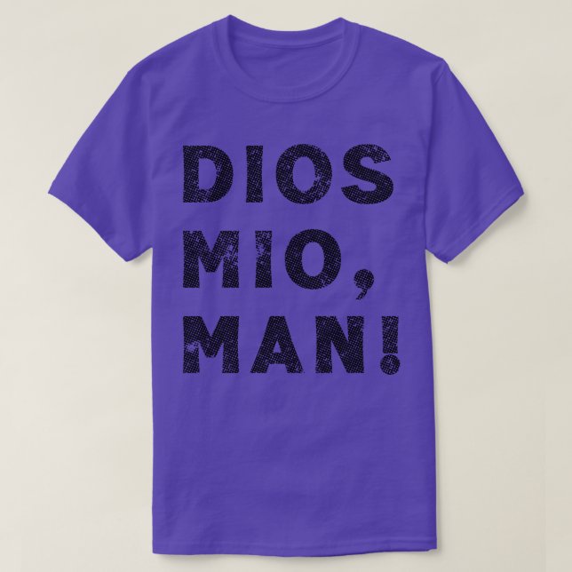 Dios Mio Man Bowling Team Fläkt Art T Shirt (Design framsida)