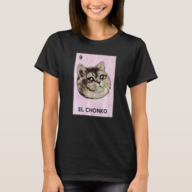 Dios Mio Oh Lord Chonk El Chonko Mexican Cat Meme T Shirt (Framsida)