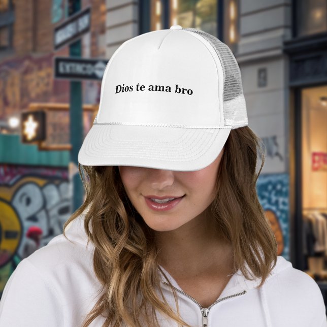 Dios Te Ama Bro Gorra – Fe Urbana con Estilo Retro Keps (Skapare uppladdad)