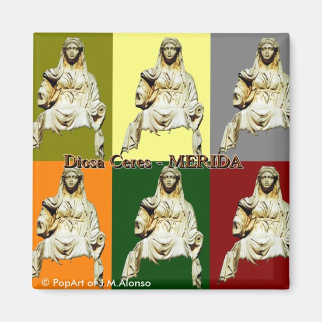 Diosa Ceres Magnet (Framsidan)