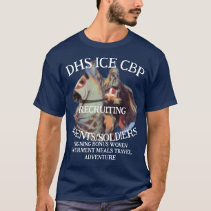 Dioxid Trump Iran Krig Koncentrationsläger Epstein T Shirt