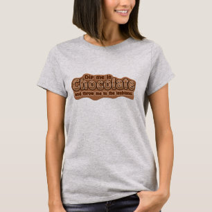 DIP MIG IN CHOCOLATE shirt - Välj stil Tee