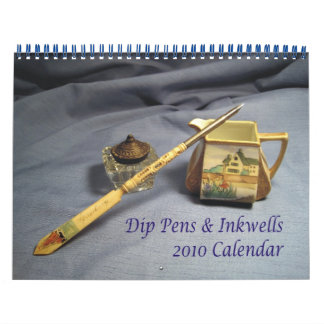 Dip Pens & Inkwells 2010-kalender Kalender