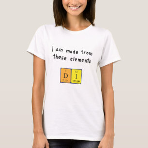 Diperiodisk bord namn-skjorta 7 t shirt