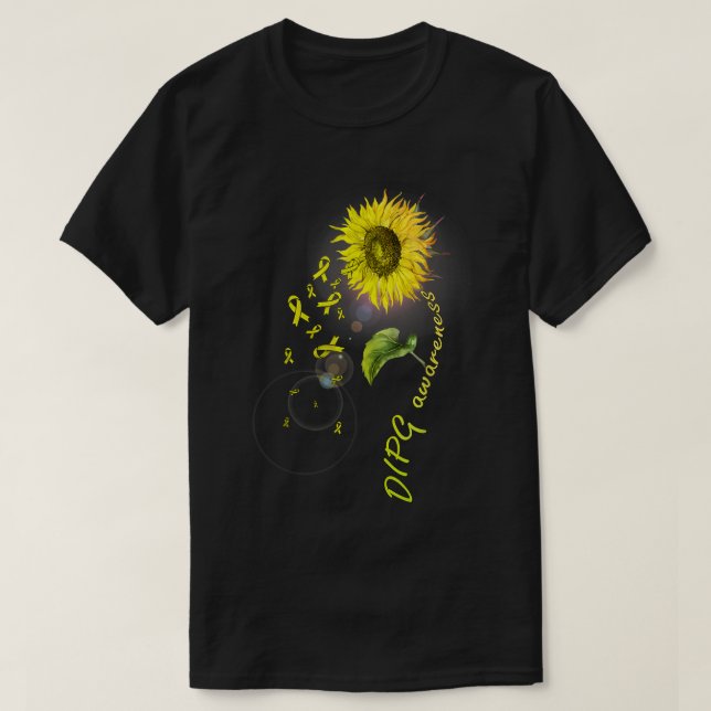 Dipg Awareness Solros T Shirt (Design framsida)