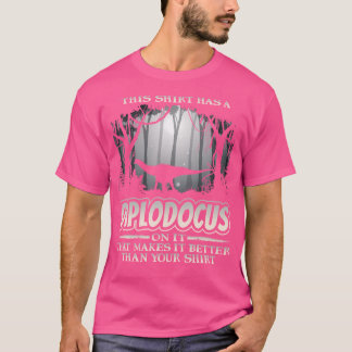Diplodocus Dinosaur Funny Sauropod Dino T Shirt
