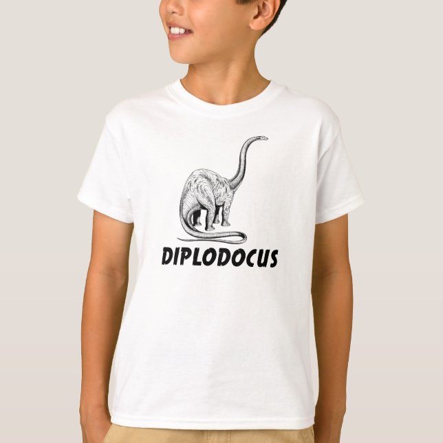 DiplodocusDinosaur T-shirt (Framsida)