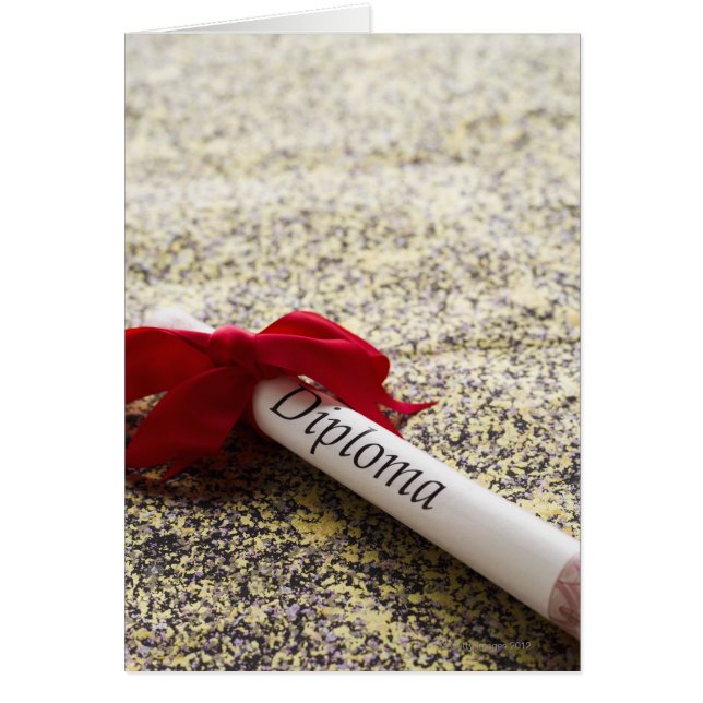 Diploma Hälsningskort (Framsidan)