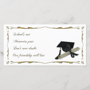 Diploma och Studentmössa ( Mortar Board ) Meddelande