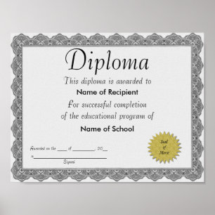 Diploma Poster