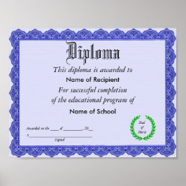 Diploma Poster