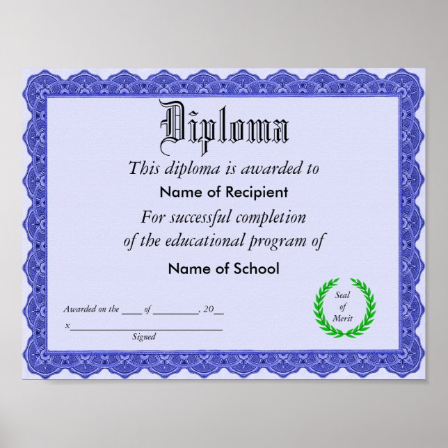 Diploma Poster (Framsidan)