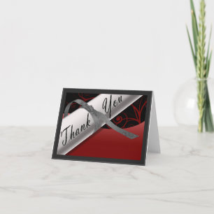 Diploma Red and Silver Tack Kort
