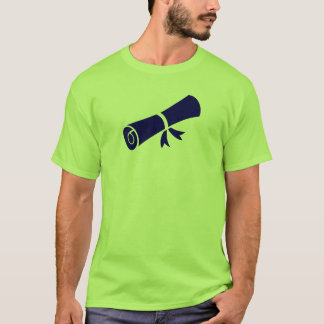 Diploma Scroll Icon for Academic Graduation T Shirt