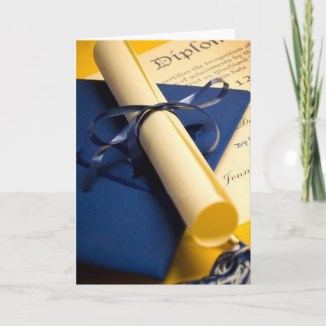 Diploma Studenten Card Kort (Framsida)