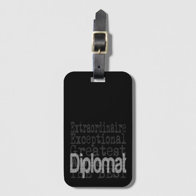 Diplomatexpert Bagagebricka (Framsida vertikal)