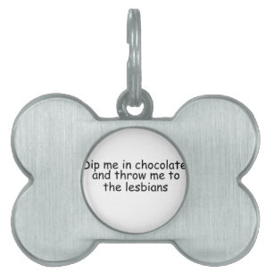 Dippa mig i choklad namnbricka husdjur