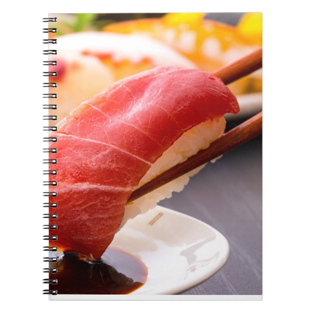 Dipped in Flavor – Sushi Notebook by SUSHIMI Anteckningsbok (Framsidan)
