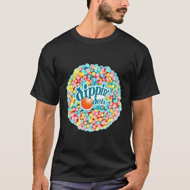 Dippin Dots - Rainbow Färg Ice Cream T Shirt (Framsida)