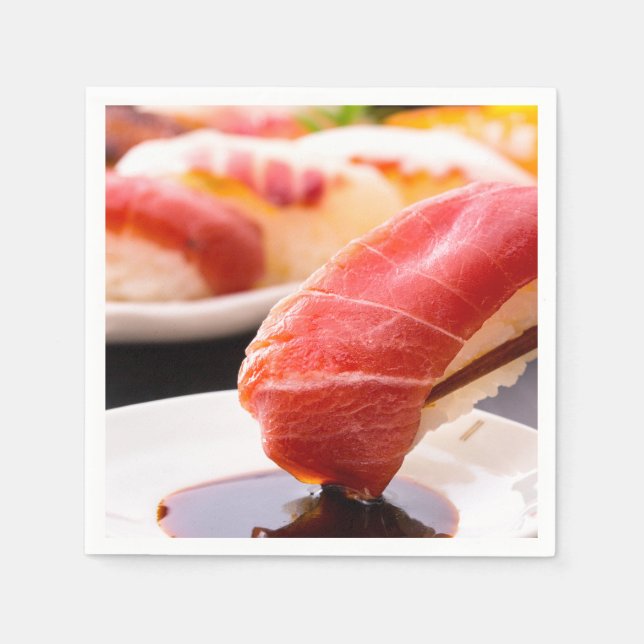 Dipping Perfection – SUSHIMI Collection Pappersservett (Framsidan)
