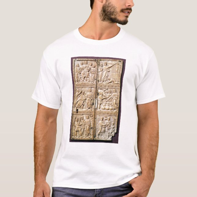 Diptychvisning miraklen av Kristus T Shirt (Framsida)